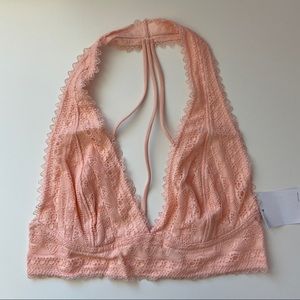 NWT urban outfitters strappy lace halter bralette